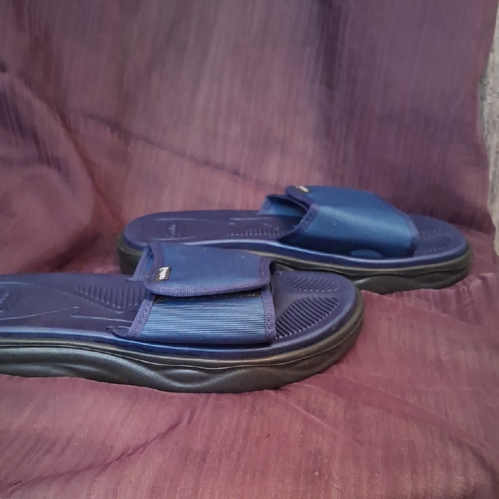 Women's‎ Blue Slide Sandals
